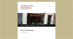 Desktop Screenshot of antiquitaeten-spalenberg.ch