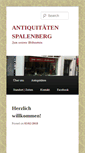 Mobile Screenshot of antiquitaeten-spalenberg.ch