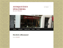 Tablet Screenshot of antiquitaeten-spalenberg.ch